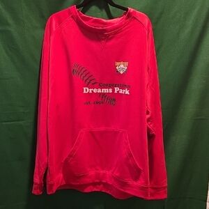 Cooperstown dreams park red sweatshir
